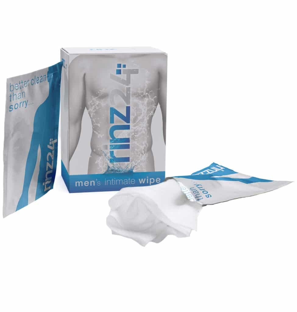 RINZ24 Mens Intimate Wipes